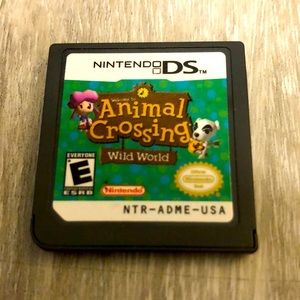 Animal Crossing Wild World Game Card